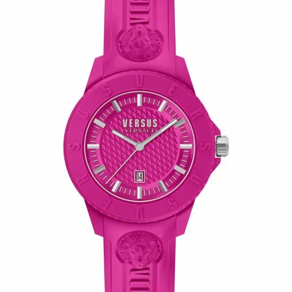 Versus by Versace SGE010012 Ladies Pink Dial Stainless Steel Bracelet Watch Versace Hellenyium Ladies Watch Pink Stainless Steel  main image 3